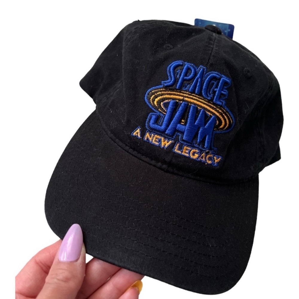 Black and Blue Hair Accessory with Space Jam Logo